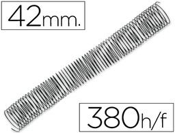 [KF04460] ESPIRAL METALICO Q-CONNECT 64 5:1 42MM 1,2MM CAJA DE 25 UNIDADES