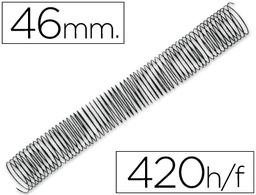 [KF04462] ESPIRAL METALICO Q-CONNECT 64 5:1 46MM 1,2MM CAJA DE 25 UNIDADES