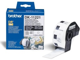 [DK11221] ETIQUETA BROTHER DK11221 23X23 MM 1000 ETQ PARA IMPRESORAS QL
