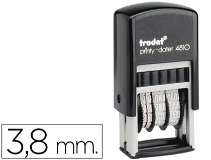 [4810] FECHADOR TRODAT ENTINTAJE AUTOMATICO 3.8 MM PRINTY 4810