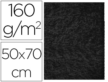 [FE10] FIELTRO LIDERPAPEL 50X70CM NEGRO 160G/M2