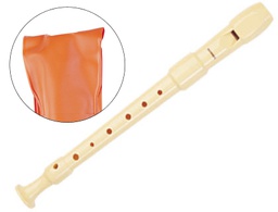 [9516] FLAUTA HOHNER PLASTICO 9516 -DESMOTABLE -FUNDA NARANJA