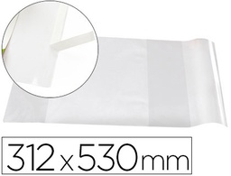 [AD10] FORRALIBRO LIDERPAPEL Nº31 CON SOLAPA AJUSTABLE ADHESIVO 312 X 530 MM