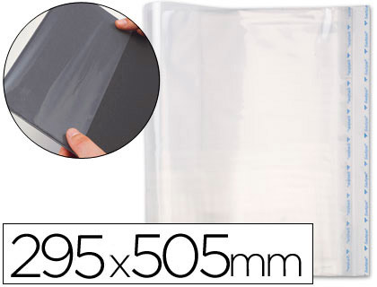 [S1810004(02011)] FORRALIBRO PP AJUSTABLE ADHESIVO 295X505 MM