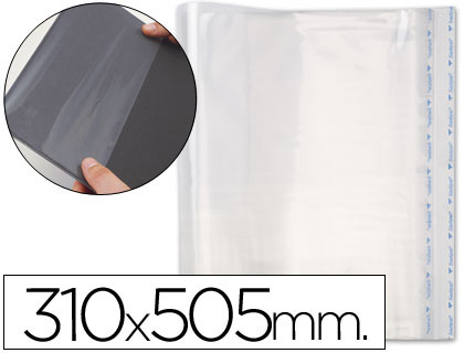[02013] FORRALIBRO PP AJUSTABLE ADHESIVO 310X505 MM
