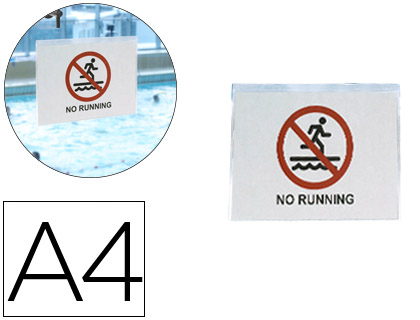 [15061] FUNDA AUTOADHESIVA 3L OFFICE RESISTENTE AL AGUA DIN A4 PACK DE 10 UNIDADES