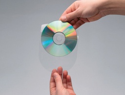 [KF27032] FUNDA AUTOADHESIVA PARA CD Q-CONNECT CON SOLAPA PACK DE 10 UNIDADES
