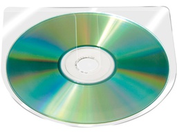 [KF27030] FUNDA AUTOADHESIVA PARA CD Q-CONNECT SIN SOLAPA PACK DE 10 UNIDADES