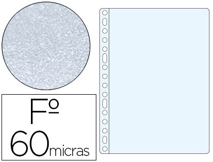 [623896] FUNDA MULTITALADRO ESSELTE FOLIO POLIPROPILENO 60 MC PIEL DE NARANJA CAJA DE 100 UNIDADES