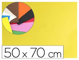 [GE01] GOMA EVA LIDERPAPEL 50X70CM 60G/M2 ESPESOR 1.5MM AMARILLO