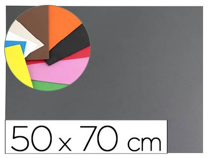 [GE61] GOMA EVA LIDERPAPEL 50X70CM 60G/M2 ESPESOR 1.5MM GRIS