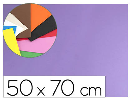 [GE47] GOMA EVA LIDERPAPEL 50X70CM 60G/M2 ESPESOR 1.5MM LILA