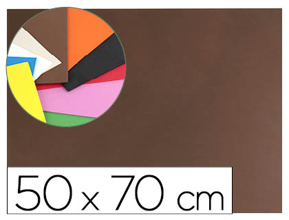 [GE53] GOMA EVA LIDERPAPEL 50X70CM 60G/M2 ESPESOR 1.5MM MARRON