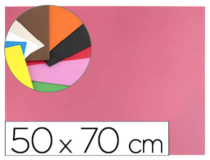 [GE98] GOMA EVA LIDERPAPEL 50X70CM 60G/M2 ESPESOR 1.5MM ROSA
