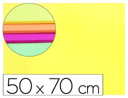 [GE25] GOMA EVA LIDERPAPEL 50X70CM 60G/M2 ESPESOR 2MM FLUOR AMARILLO