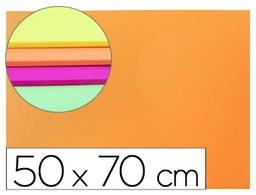 [GE23] GOMA EVA LIDERPAPEL 50X70CM 60G/M2 ESPESOR 2MM FLUOR NARANJA