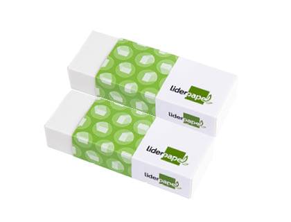[ER01] GOMA DE BORRAR LIDERPAPEL BLANCA UNIDAD