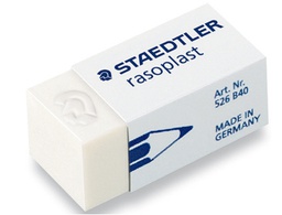 [526B40] GOMA DE BORRAR STAEDTLER 526 B40 PLASTICO UNIDAD