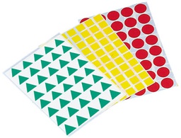 [993] GOMETS FIGURAS GEOMETRICAS 993 BOLSA CON 12 HOJAS SURTIDAS