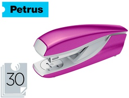 [624330] GRAPADORA PETRUS MOD 635 PETRUS WOW PURPURA METALIZADA CAPACIDAD 30 HOJAS