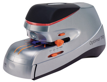 [2102355] GRAPADORA RAPID ELECTRICA OPTIMA 60 BLANCO/NEGRO CAPACIDAD HASTA 60 HOJAS