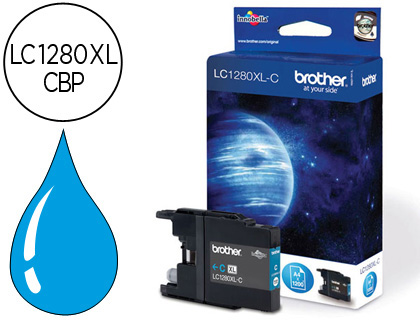 [LC1280XLCBP] INK-JET BROTHER LC-1280XLCBP CIAN -1,200PAG- MFC-J6510DW MFC-J6710DW MFC-J6910DW