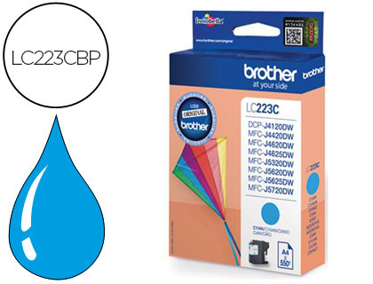 [LC223CBP] INK-JET BROTHER LC-223CBP CIAN DCP4120DW MFCJ4420DW MFCJ4620DW MFCJ5320DW 550 PAG