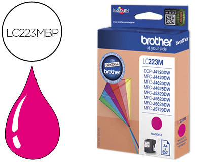 [LC223MBP] INK-JET BROTHER LC-223CBP MAGENTA DCP4120DW MFCJ4420DW MFCJ4620DW MFCJ5320DW 550 PAG
