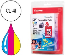 [0617B001] INK-JET CANON IP1200 1300 1600 2200 MP150 160 170 450 460 JX200 500 TRICOLOR CL-41