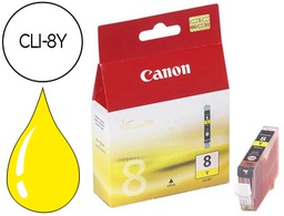 [0623B001] INK-JET CANON IP3300 4200 4300 5200 5200R 5300 6600D 6700D MP500 530 600 800 810 IX4000 IX5000 PRO9000-AMARILLO CLI-8