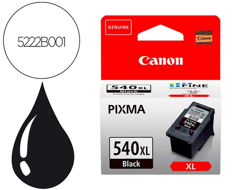 [5224B001] INK-JET CANON PG-540L NEGRO PIXMA MG2150 11ML ALTO RENDIMIENTO