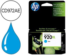 [CD972AE#BGY] INK-JET HP 920XL CIAN 700PAG OFFICEJET/920/6500