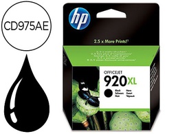 [CD975AE#BGY] INK-JET HP 920XL NEGRO 1200PAG OFFICEJET/920/6500
