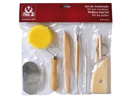 [370000090000] INSTRUMENTOS DE MODELAR ARCILLA SIO-2 SET DE 8 PIEZAS