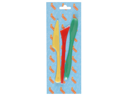 [9/3] INSTRUMENTOS DE MODELAR JOVI BLISTER DE 3 UNIDADES