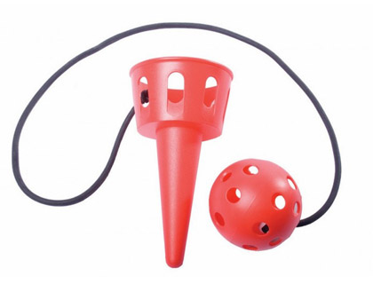 [610647] JUEGO AMAYA CUCURUCHO CON PELOTA EN POLIETILENO