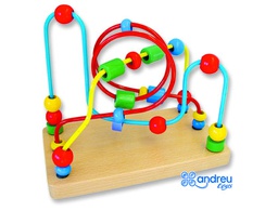 [16256A] JUEGO ANDREUTOYS LABERINTO MANIPULACION PARA PSICOMOTROCIDAD FINA 23X19X13 CM