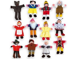 [16010] JUEGO ANDREUTOYS MARIONETA DE MANO PERSONAJES CUENTOS INFANTILES SURTIDOS 30CM CAJA DE 12 UNIDADES