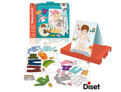 [63246] JUEGO DISET DIDACTICO MAGNETICO VESTIR NIÑO-NIÑA