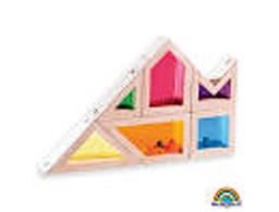 [WW2524] JUEGO WONDERWORLDS BLOQUES MADERA CON SONIDO COLORES TRANSPARENTES 18X12X3 CM