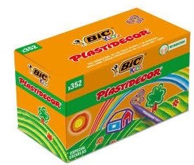 [8417191/] LAPICES CERA PLASTIDECOR SCHOOL PACK DE 352 UNIDADES COLORES SURTIDOS 16 X COLOR