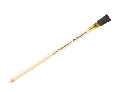 [185800] LAPIZ FABER CASTELL MINA DE GOMA CON ESCOBILLA UNIDAD