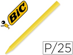 [816971] LAPICES PLASTIDECOR UNICOLOR AMARILLO-04 CAJA CON 25 LAPICES