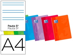 [100100202] LIBRETA ESCOLAR OXFORD 48 H DIN A4 2 RAYAS PAUTA
