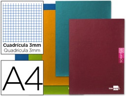 [LA05] LIBRETA LIDERPAPEL SCRIPTUS A4 48 HOJAS 90G/M2 CUADRO 3MM CON MARGEN