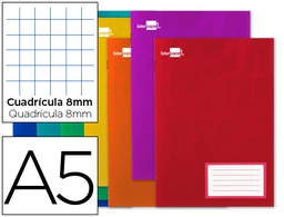 [LB05] LIBRETA LIDERPAPEL WRITE A5 32 HOJAS 60G/M2CUADRO 8MM CON MARGEN