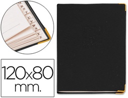 [9030] LISTIN TELEFONICO Q-CONNECT TAPA FLEXIBLE CON CANTONERA DORADA 120X80 MM