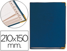 [2530 QC] LISTIN TELEFONICO Q-CONNECT TAPA FLEXIBLE CON CANTONERA DORADA 210X150 MM