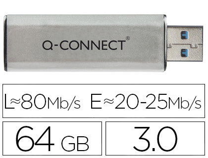 [KF16371] MEMORIA USB Q-CONNECT FLASH 64 GB 3.0