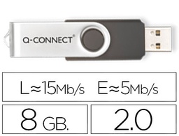 [KF41512] MEMORIA USB Q-CONNECT FLASH 8 GB 2.0